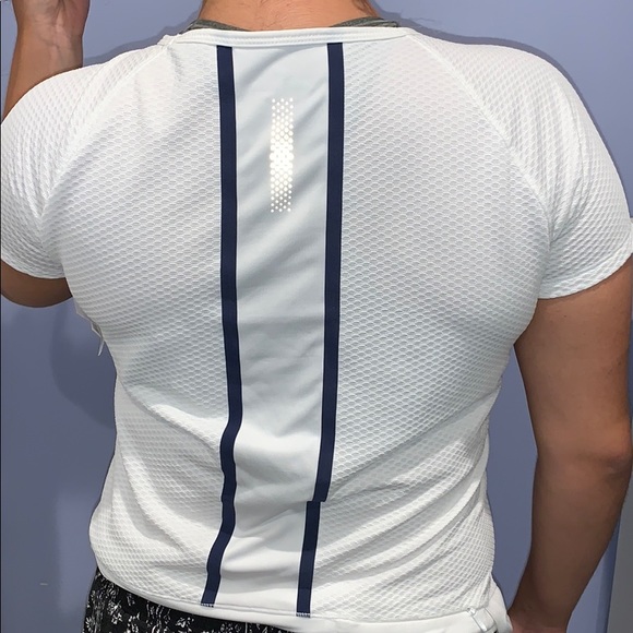 Athleta White Athletic T Shirt - Picture 2 of 5